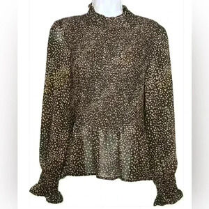 Flawless Leopard Print Women's Shirt (326)